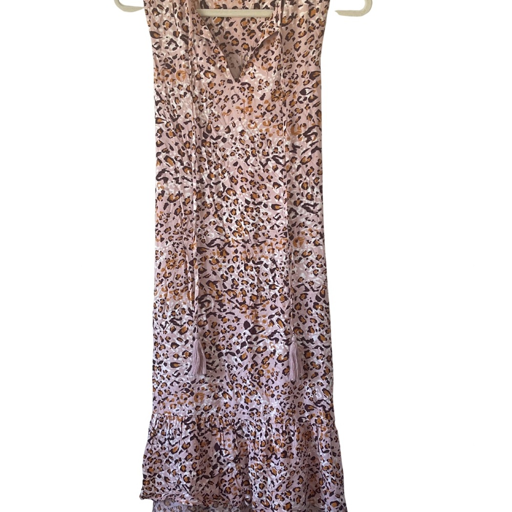 beachlunchlounge Animal Print Maxi Dress